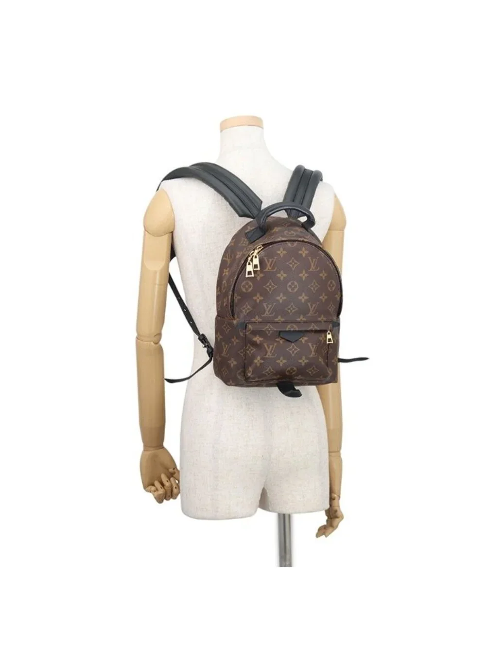 Louis Vuitton Backpack Monogram Palm Springs PM Black